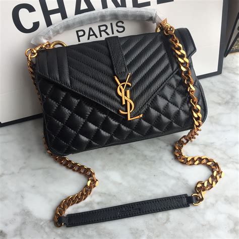 ysl college small bag|ysl black bag with chain.